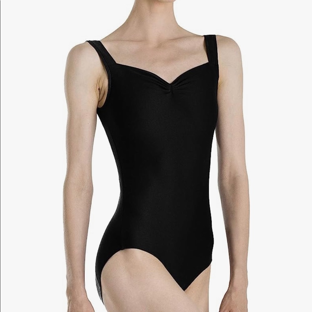 Wear Moi Black Faustine Leotard Size Small